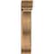 Ekena Millwork Funston Traditional Smooth Bracket w/ Offset Brace, Western Red Cedar, 7 1/2"W x 26"D x 38"H BKT0806X26X38FST01SWR - alternate 3